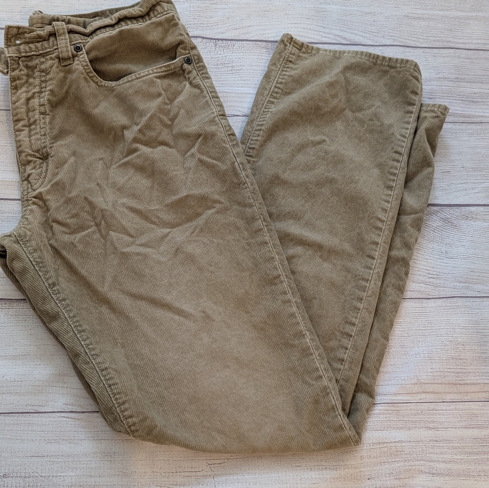 J. Crew Men's Brown Chordory Straight Leg 77388 Casual Pants. Size 32/32